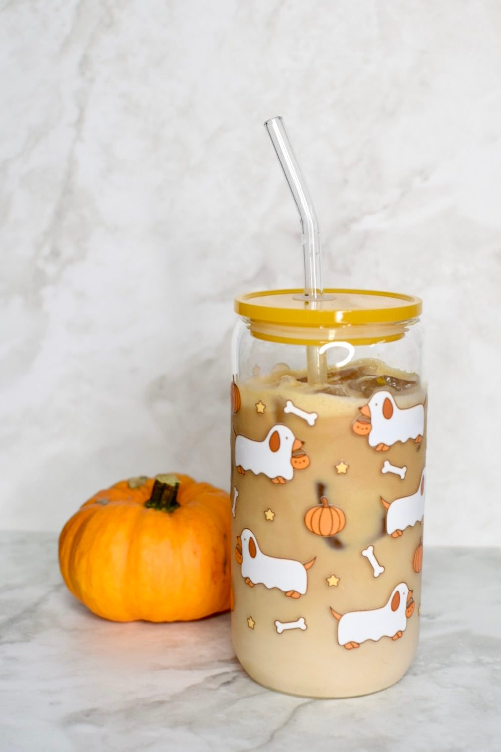 Trinkglas „Spooky Hallo-weenie“