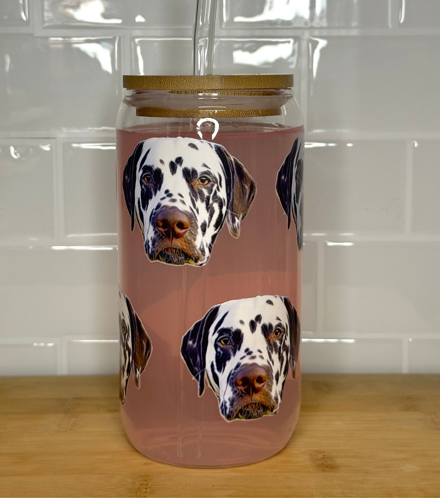 Personalisiertes Trinkglas