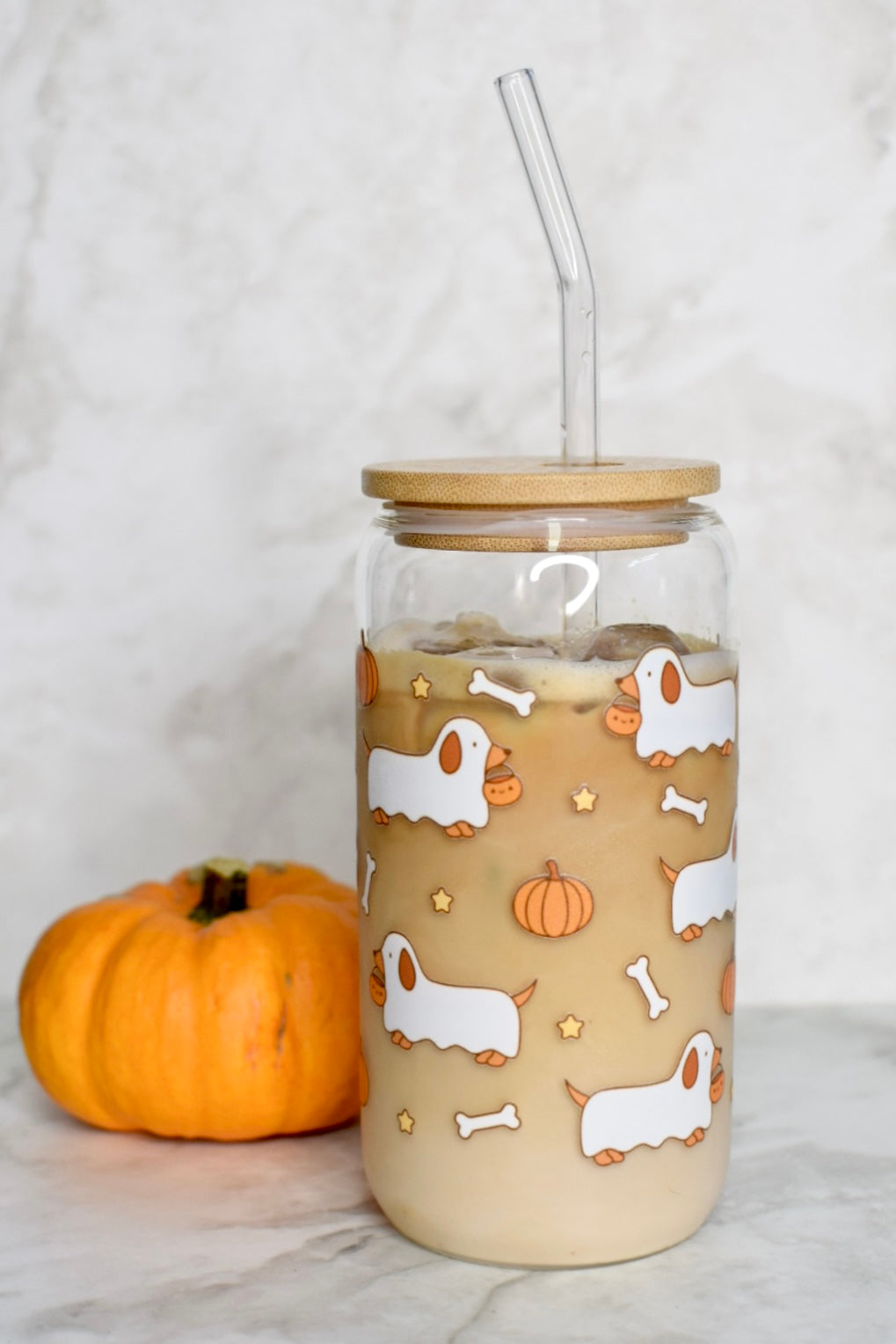 Trinkglas „Spooky Hallo-weenie“