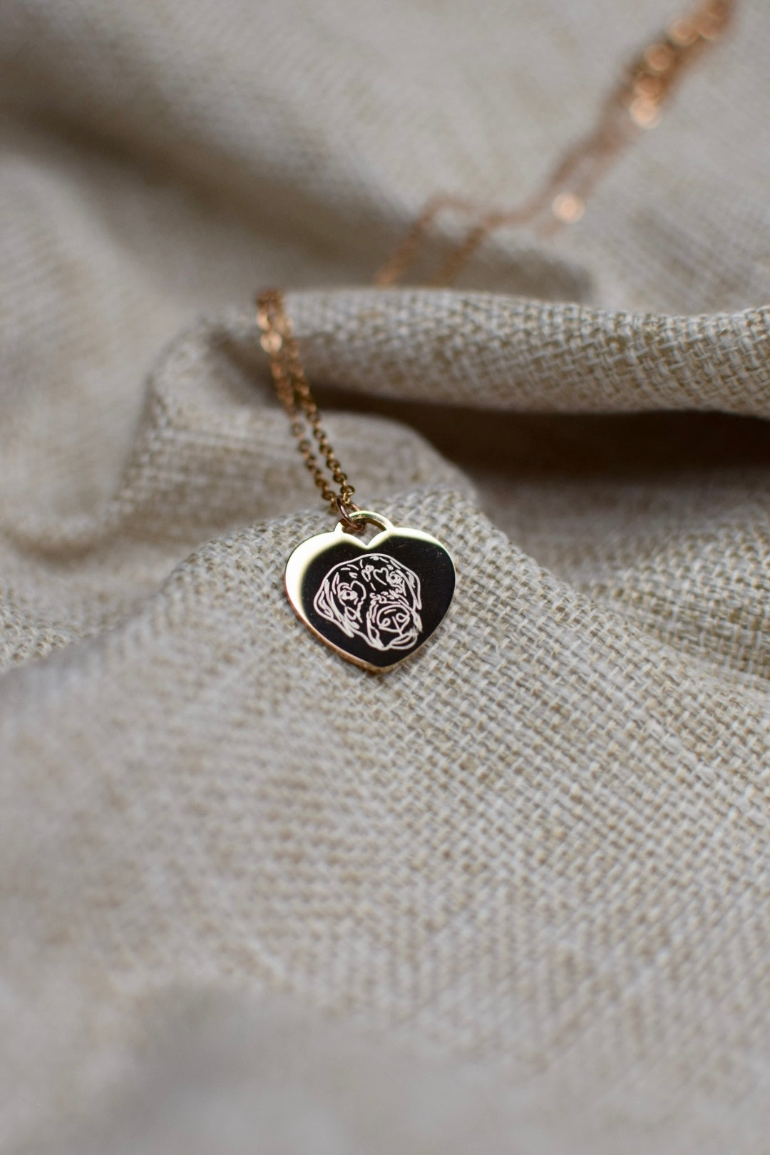 Personalisierte Herzkette