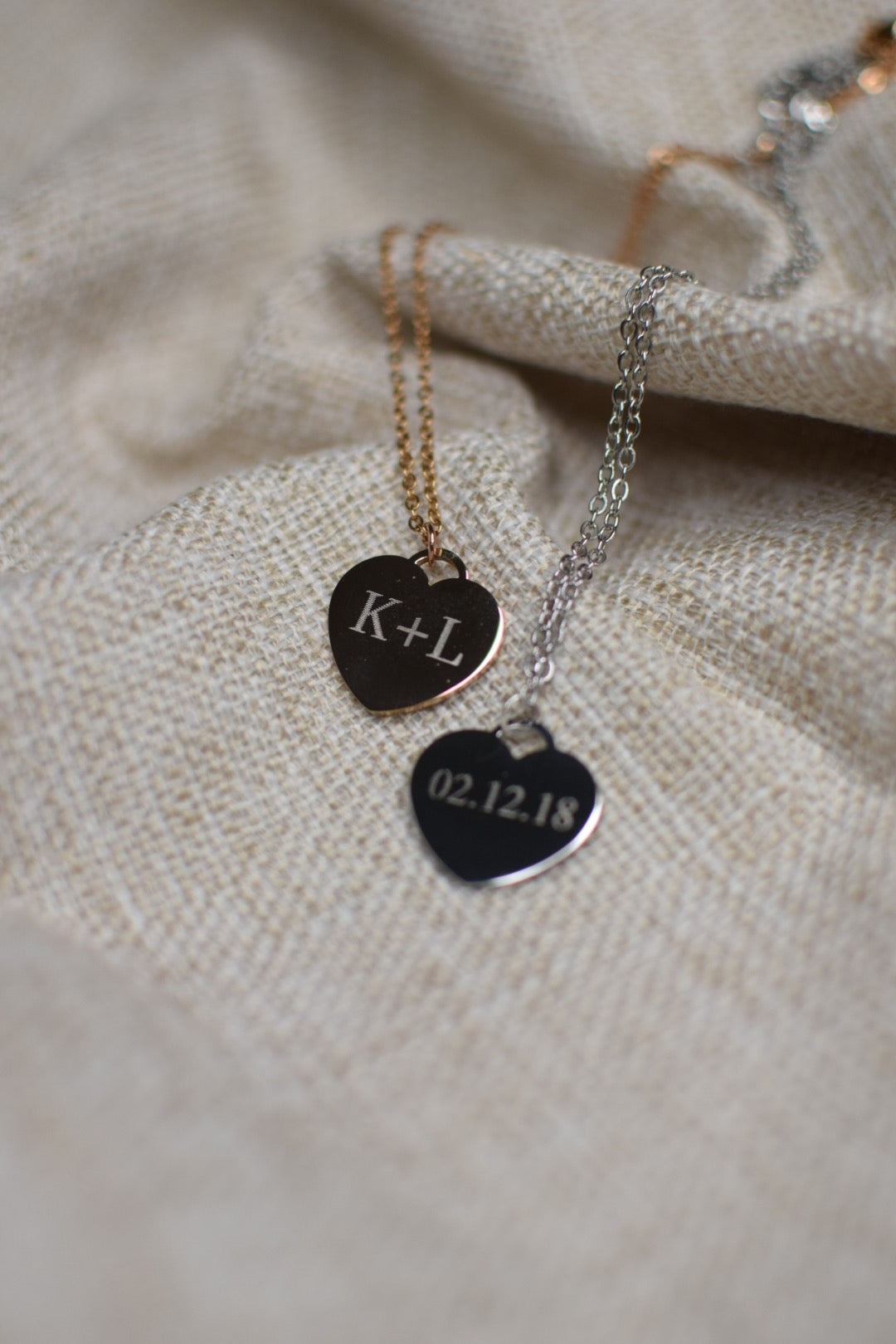 Personalisierte Herzkette