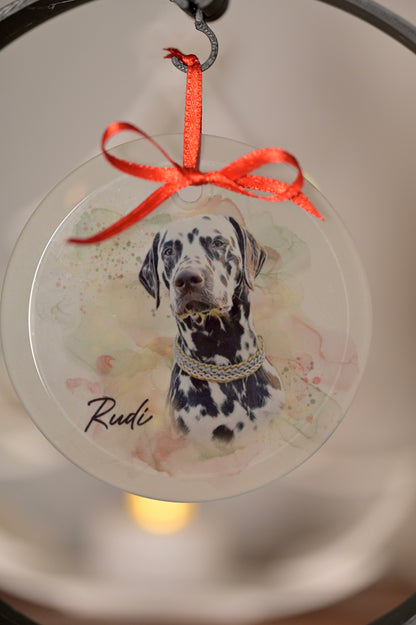 Baumanhänger aus Glas