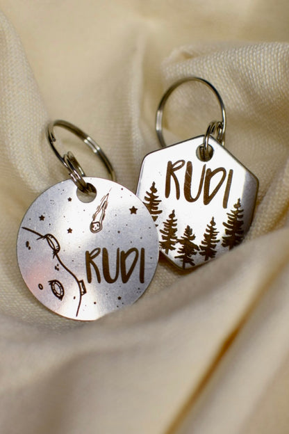 Personalisierte Hundemarke